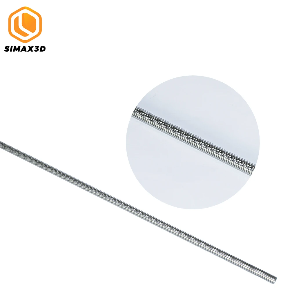 Детали для 3D-принтера SIMAX3D hotend свинцовый винт T8 400 мм Медная гайка Винт OD 8 Reprap
