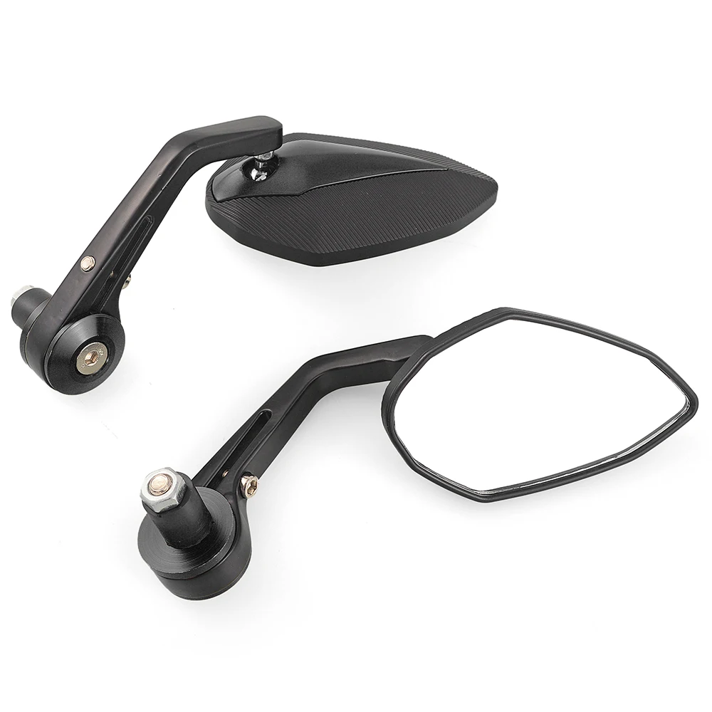 

7/8 "22 мм руль мотоцикла, конец заднего вида, боковые зеркала заднего вида, выпуклое стекло, универсальное для Yamaha, уличный велосипед, скутер