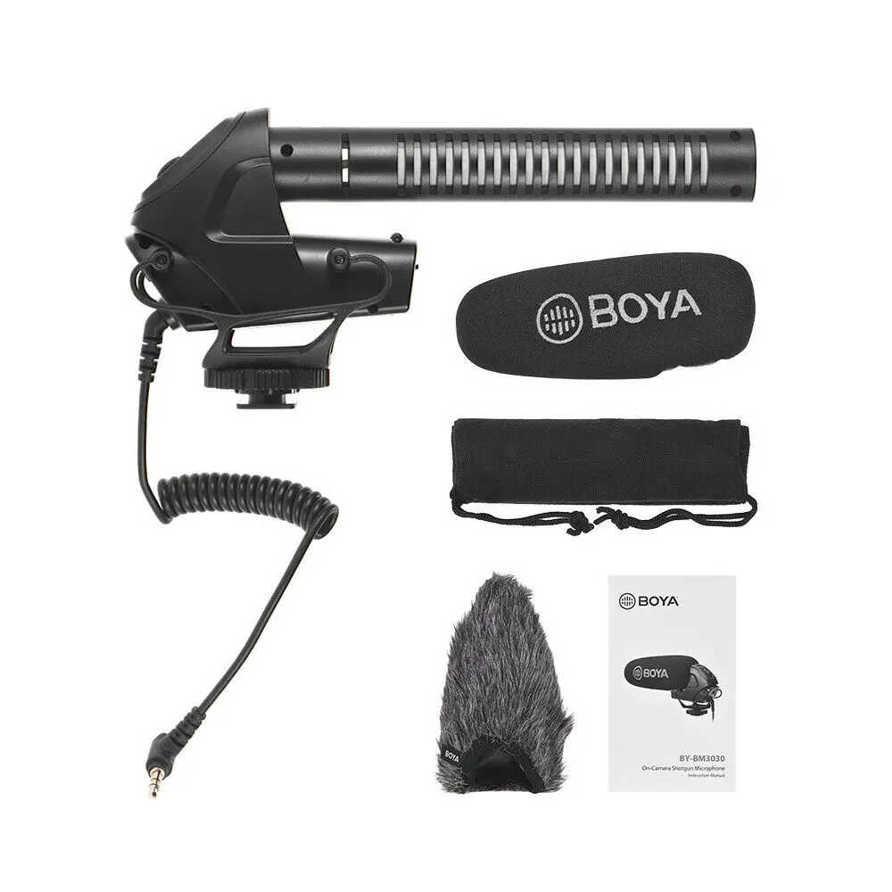 Конденсаторный Supercardioid Boya микрофон для цифровой зеркальной камеры BM3031 BM3032 BM3011 с