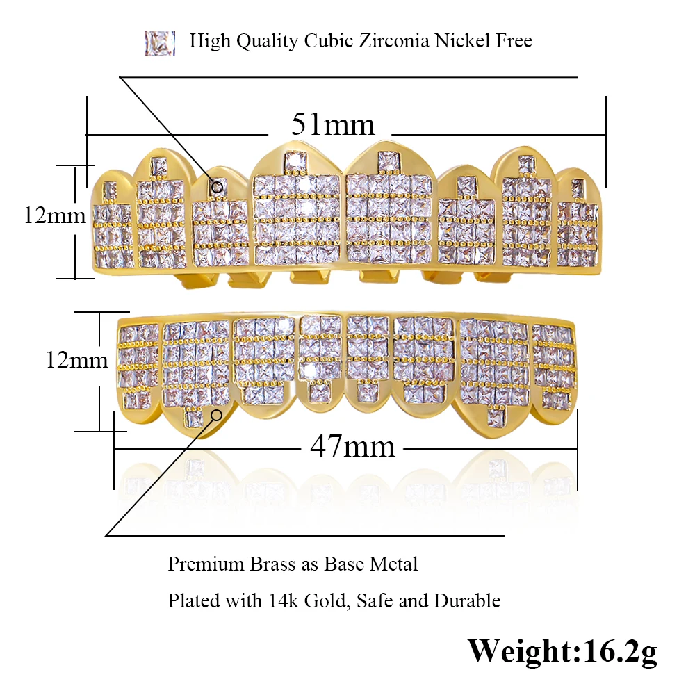 Декоративные коронки для зубов мужчин и женщин роскошные украшения в рэперском