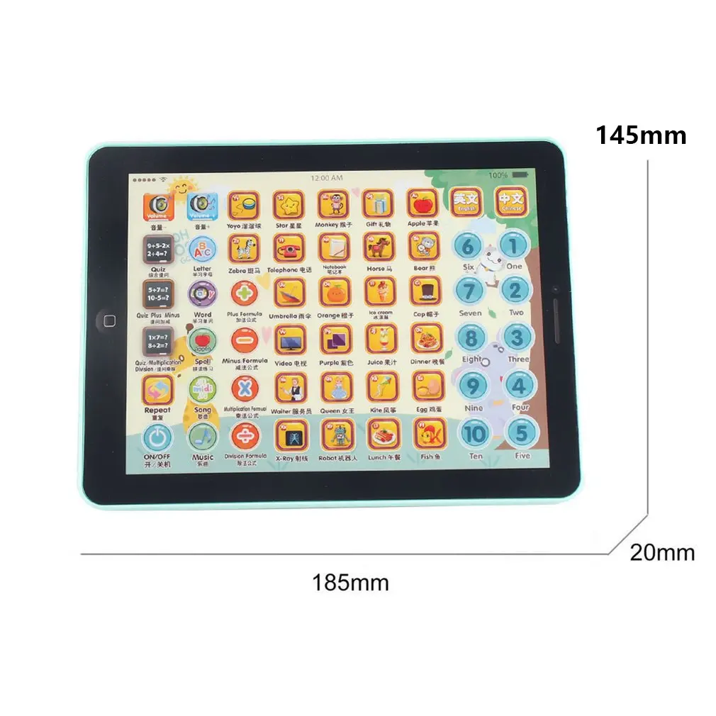 

Baby Kids Touch Tablet Pad Learning Reading Machine English Chinese Educational Toys Early Learning Machine For Kids Children