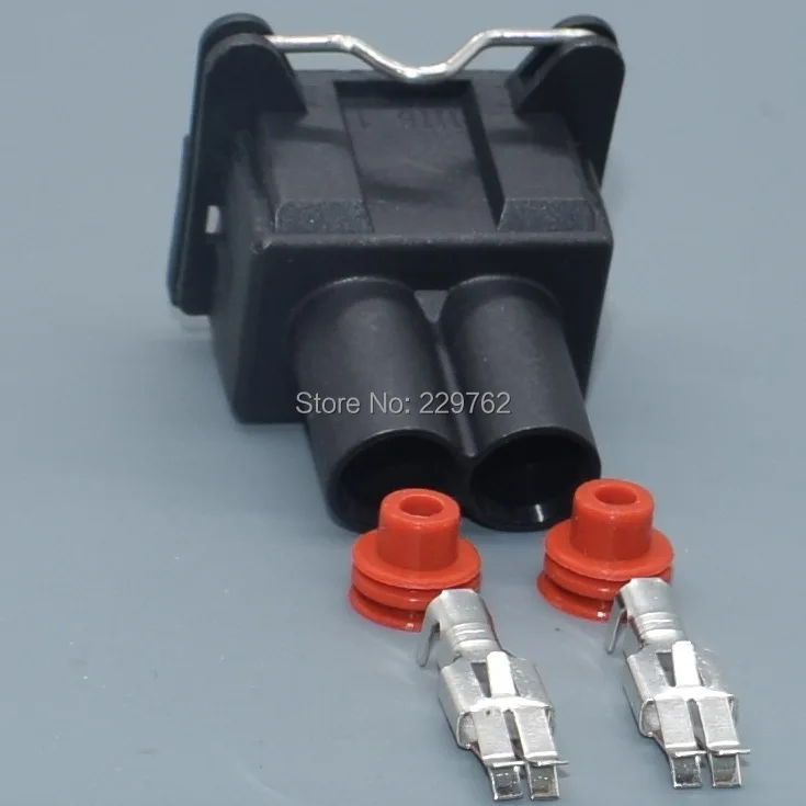 Shhworldsea 2/100 комплектов 2 штырька для VW 6 3 мм автомобильный водонепроницаемый штекер