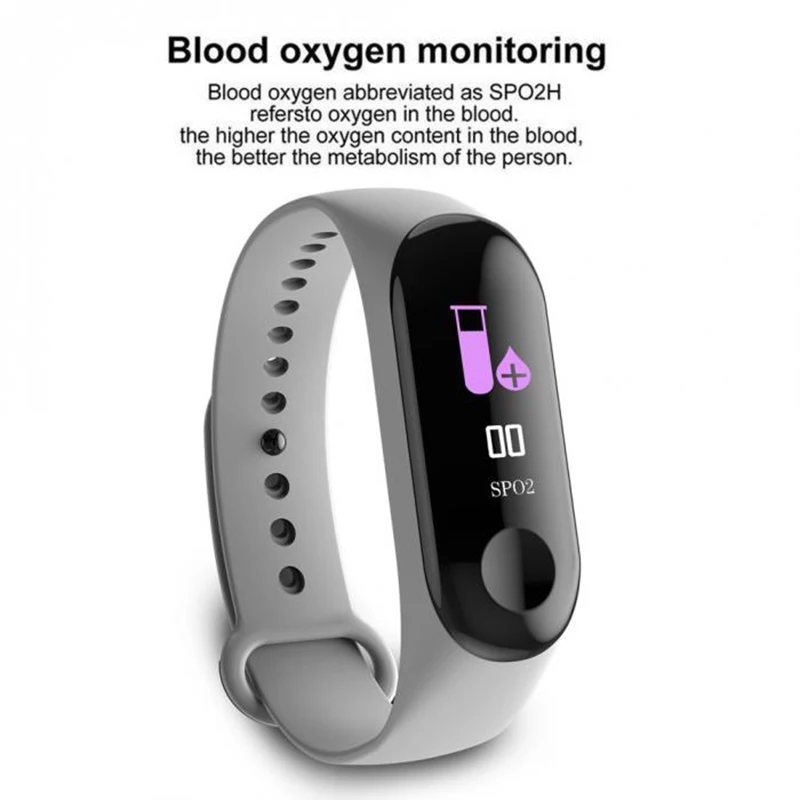

Sport M3 Smart Watch Smart Band For Women Men Blood Pressure Monitor Smart Wristband Smartwatch Bracelet M3 Wristband