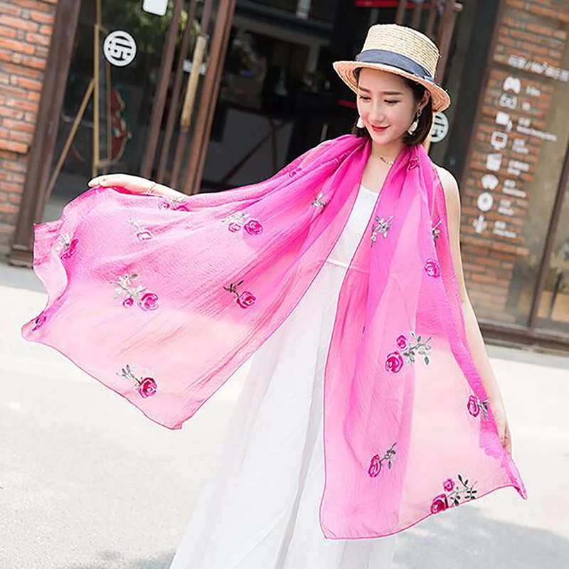 

Women Scarves 2020 Autumn Summer New Female Printed Scarf Lady Wide Long Shawl Wrap Blanket Scarves 180*90CM