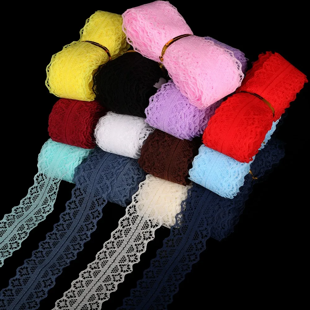 28 мм 5 ярдов/лот кружевная лента DIY вышитая Сетка кружевная отделка Ткань для шитья свадьбы дня рождения декоративные аксессуары для вечеринок
