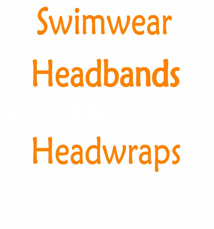 

10PCS/Lots Swimsuit Accessories Children's Swimsuit Headband 2020 New Parents Multicolor Hair Headwraps with elastic Fmzxg