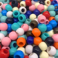 30pcslot 12x10mm acrylic spacer beads big large hole beads for diy jewelry making 17 colors pick