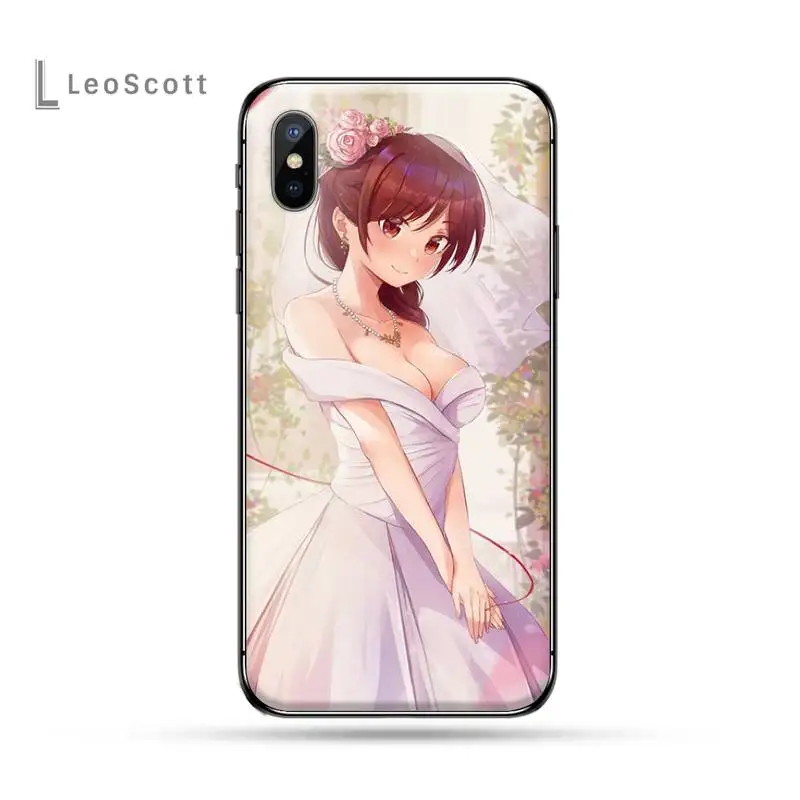 

Anime Chizuru Mizuhara Rent Girlfriend Phone Case for iPhone 11 12 mini pro XS MAX 8 7 6 6S Plus X 5S SE 2020 XR