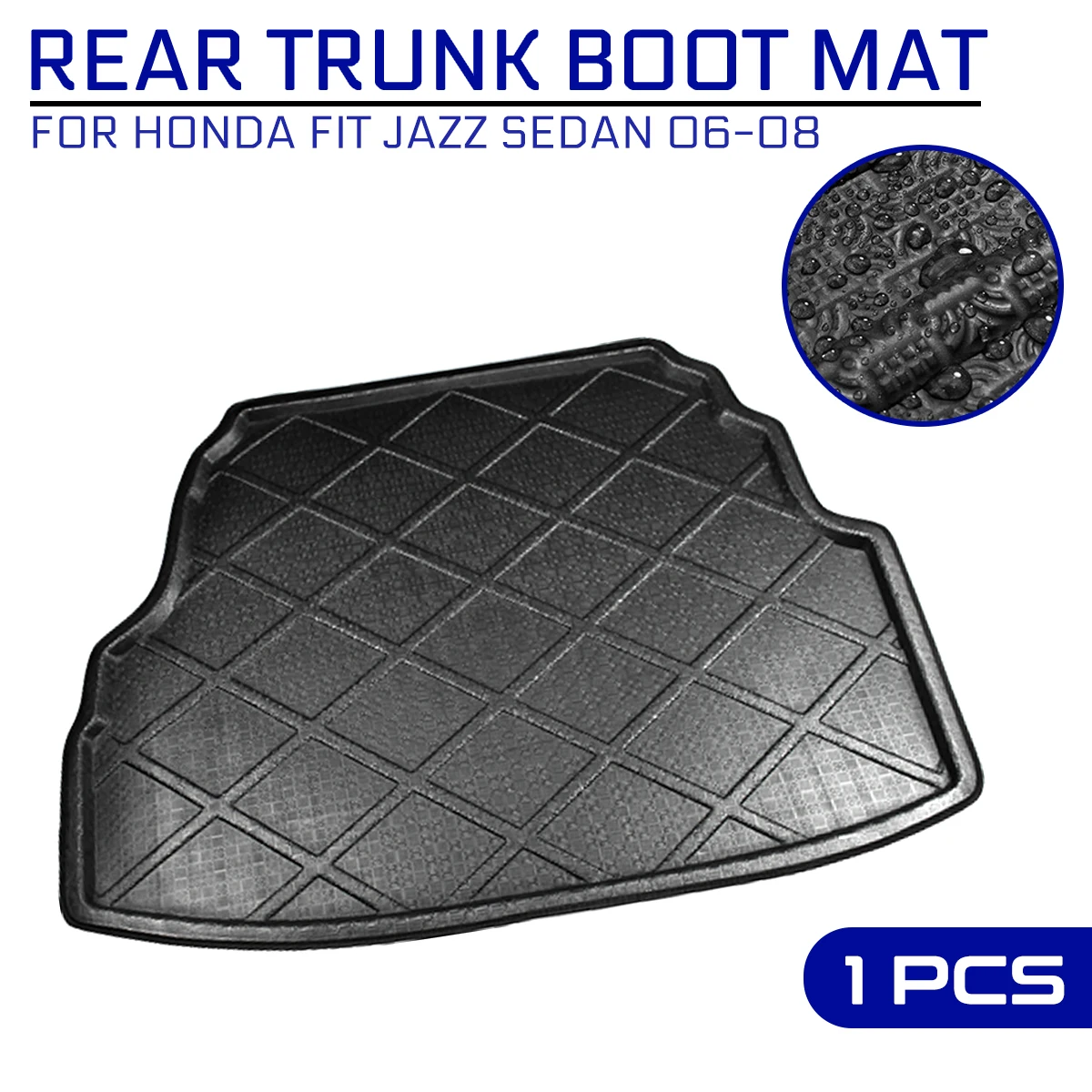Напольный коврик для багажника автомобиля противогрязевой Honda FIT JAZZ Sedan 2006 2007 2008 |