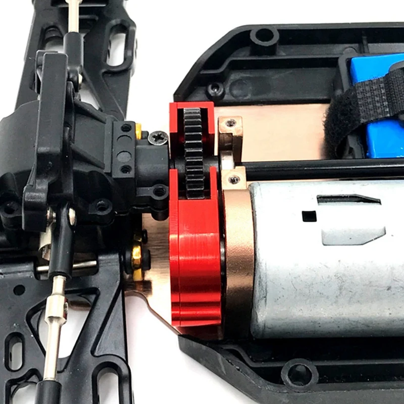 

1set Full Metal Differential & Gear Box Wave Box for Wltoys 144001 1/14 & 1set Metal Reduction Gear Cover Dust Cover