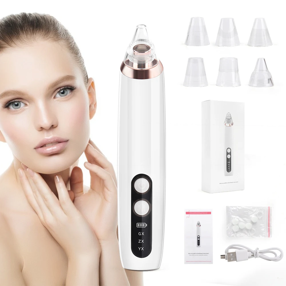 

Facial Blackhead Remover Electric Acne Cleaner Blackhead Black Point Vacuum Cleaner Tool Black Spots Pore Cleaner Machine