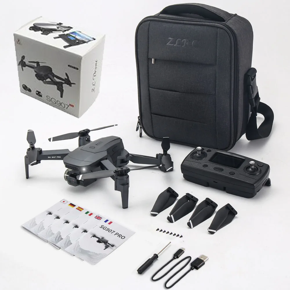 

Upgraded version ZLRC SG907 Pro GPS Drone with 5G Wifi 4K HD 2-Axis Gimbal Camera Supports Professional Foldable RC Quadcopter