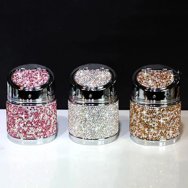 Портативный многофункциональный Алмазный дом с крышкой пепельницы для