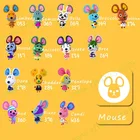 Карта пересечения животных для S Игровой коммутатор 3DS