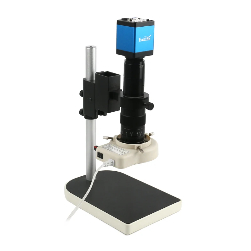 720P лабораторный цифровой промышленный видеомикроскоп камера HDMI VGA 180X 300X C