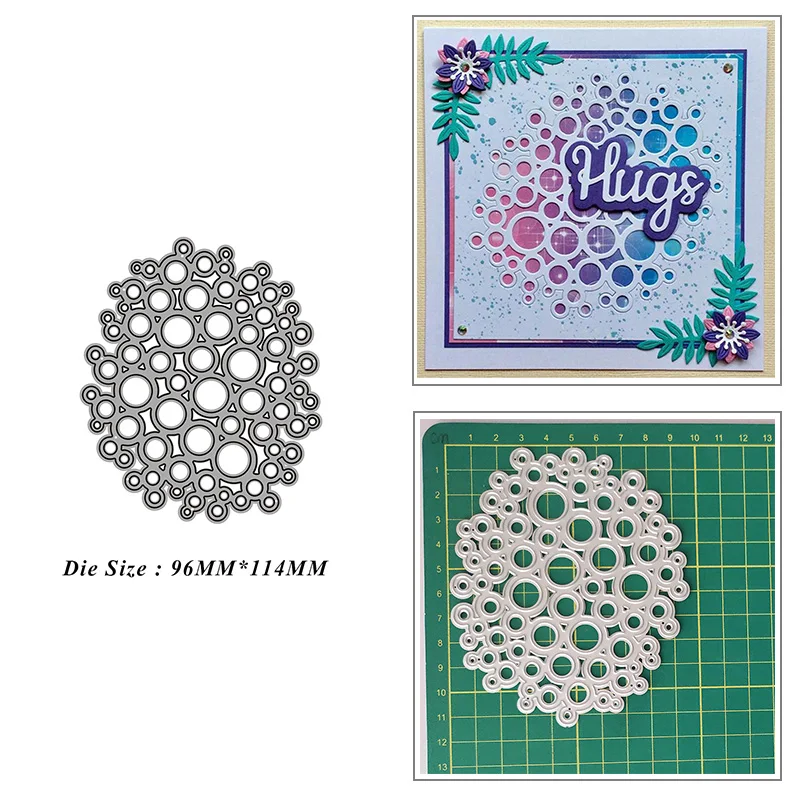 ond bąbelki wykrojniki do metalu dla majsterkowiczów album scrapbookingu papierowa dekoracja kartek rzemiosło tłoczenie 2021 nowe