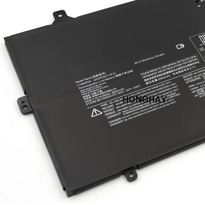 Аккумулятор для ноутбука Honghay L14L4P24 L14M4P24 LENOVO YOGA 4 PRO 900 13ISK IFI ISE|Аккумуляторы