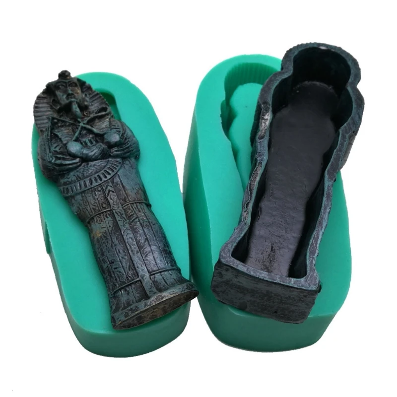 

3 Pcs/Set Epoxy Resin Mold Halloween Funny Coffin Silicone Mould DIY Crafts Aromatherapy Candle Plaster Making Tool