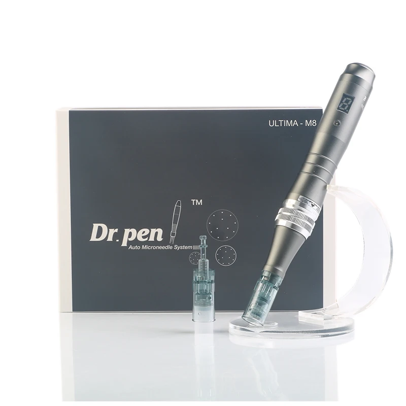 Высококачественная новейшая беспроводная ручка Dr. Pen Ultima M8 с цифровым дисплеем 6