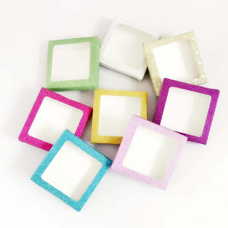 MJS4 Artificial Eyelash Personalized Box False Storage Portable Makeup Packaging | Красота и здоровье