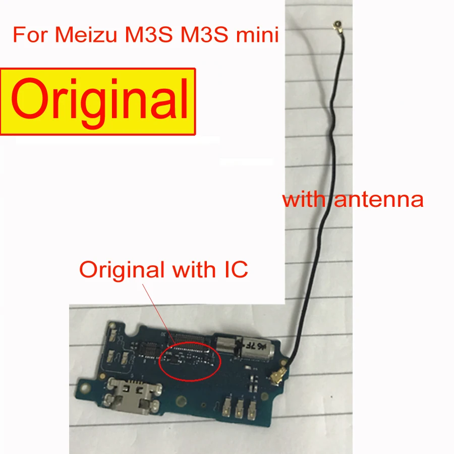 100% Оригинальный USB порт для зарядки Микрофон док разъем плата гибкий кабель Meizu