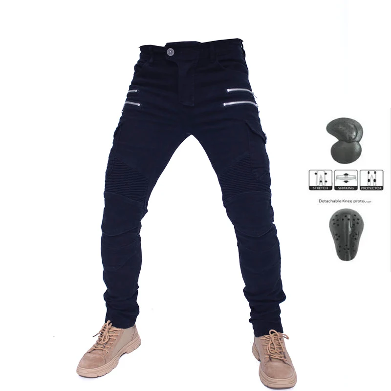 Мотоциклетные брюки мужские мотоциклетные джинсы для езды по бездорожью