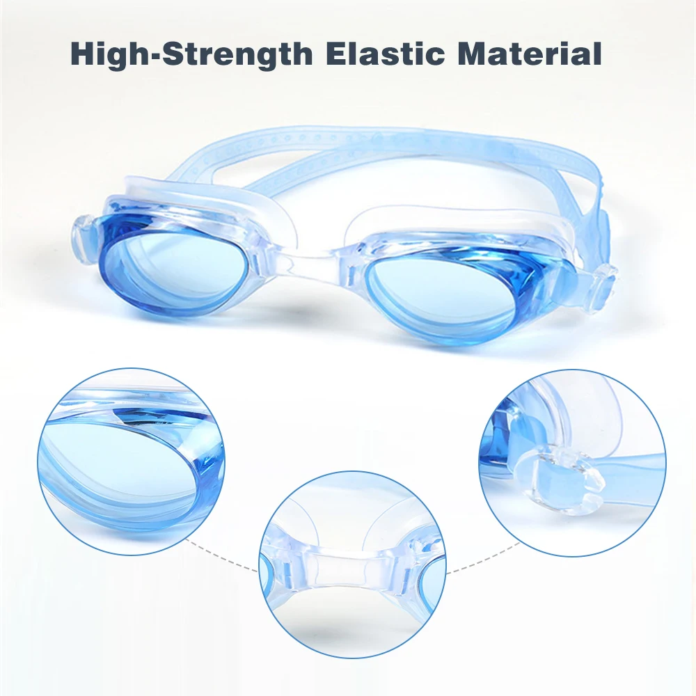 1 шт. профессиональные силиконовые очки для плавания анти туман УФ Силиконовая