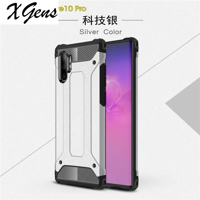 Phone Case For Samsung Galaxy Note 10 Pro Cover Anti-knock Silicone + Hard Plastic Shockproof Funda |