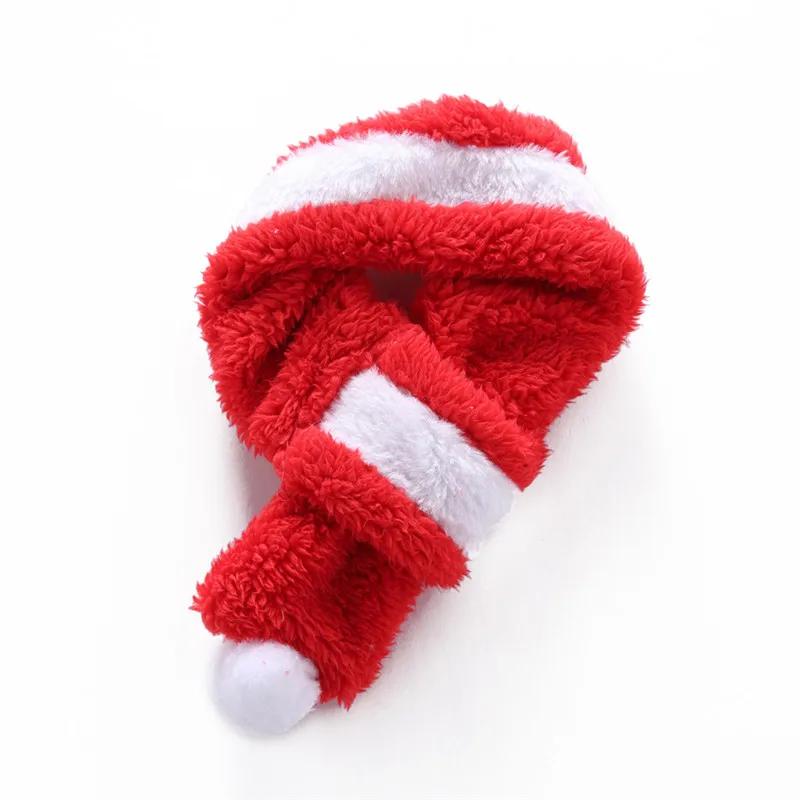 Зимний шарф бандана для домашних питомцев флисовый ошейник щенков шарфы шейный