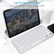 Ultra-Slim Wireless Bluetooth Keyboard  for iPad,iPhone,Samsung ,Android, Windows, PC, Tablets Phones Keyboard