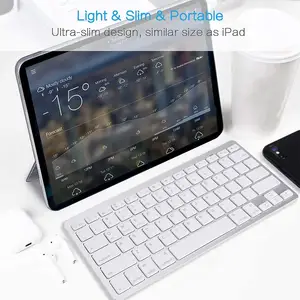 ultra slim wireless bluetooth keyboard for ipadiphonesamsung android windows pc tablets phones keyboard free global shipping