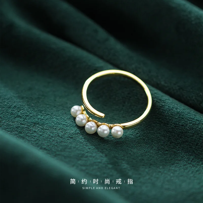 Trustdavis 100% 925 Твердые Настоящее Стерлинговое Серебро синтез жемчуг коктейльное