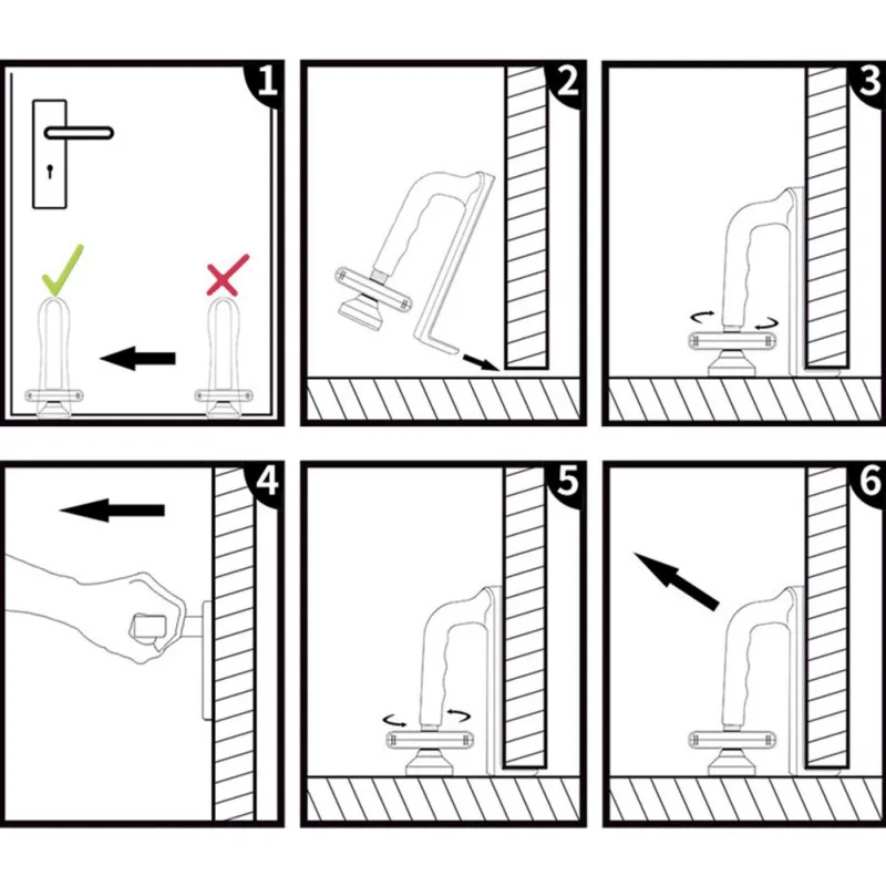 Блокиратор дверей для защиты от столкновений 1 шт. | Строительство и ремонт