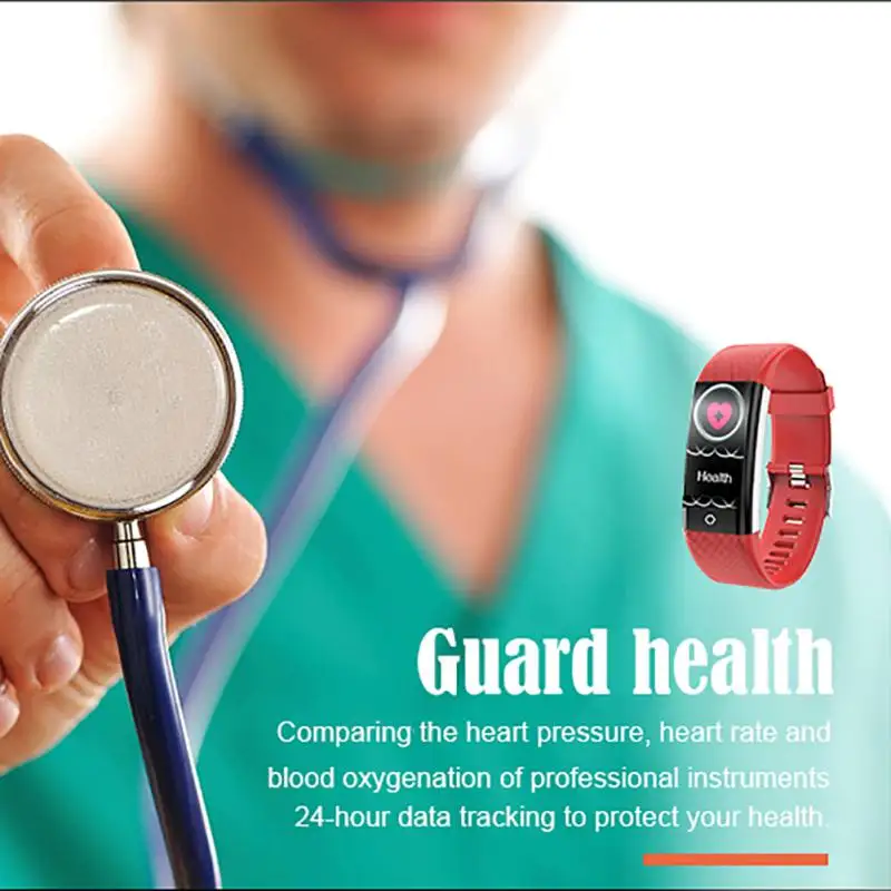 Шагомер умный Браслет трекер сердечного ритма фитнес браслет будильник умные