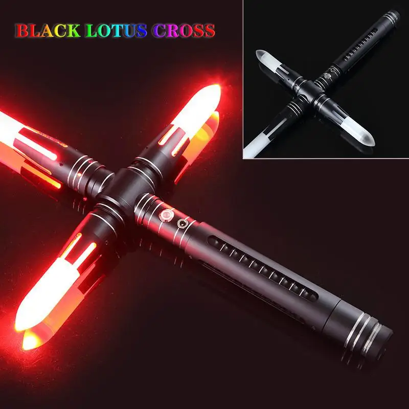 Звездные войны Kylo меч Ren Stick Force тяжелый Дуэль светодиодный световой с Foc замок