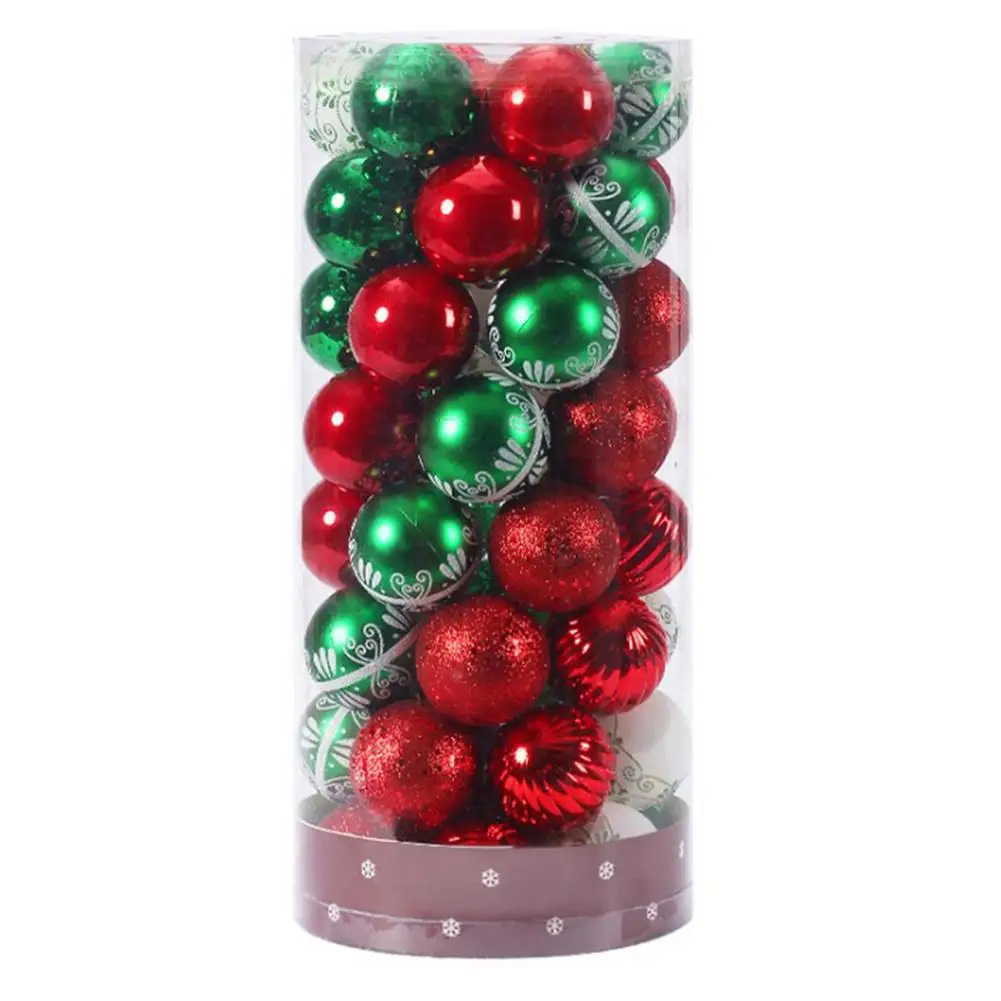 

Christmas Ball Ornaments Christmas Tree Balls Shatterproof Christmas Decorations For Festival Decoration Wedding Party Holiday