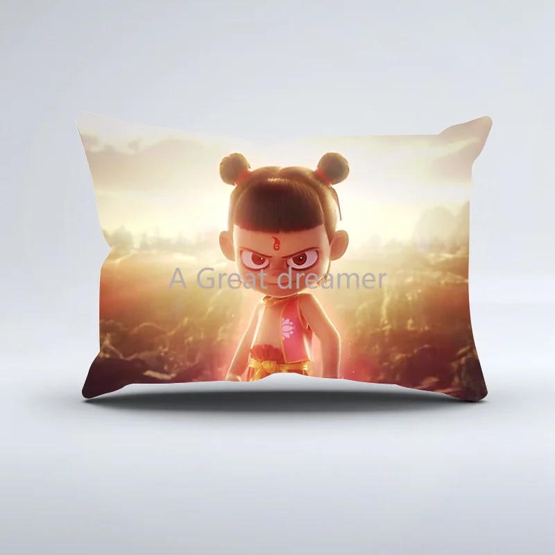 

3D Cool Nezha Printing Bedding Sets Movie Pttern Duvet Cover Bed Sets Pillowcases Bed Linen Home Textile King Size