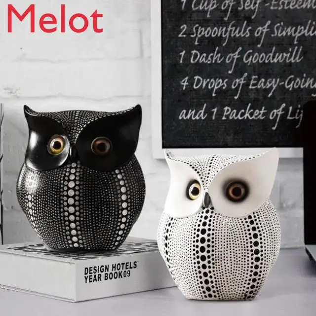 

Нордические украшения, современный минималистичный домашний декор, полимерные креативные поделки, модель совы, украшение комнаты, крыльцо