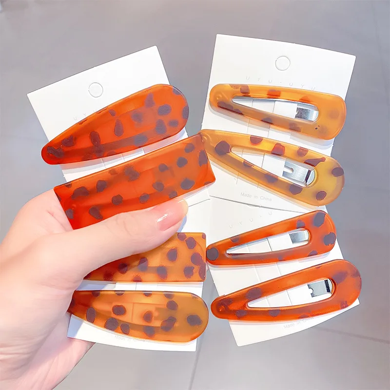 

CYGJFC Woman Girls Leopard Hairpins Sets Printed Hair Clips Women Hairgrip Barrettes Hair Accessories Trendy Ornaments