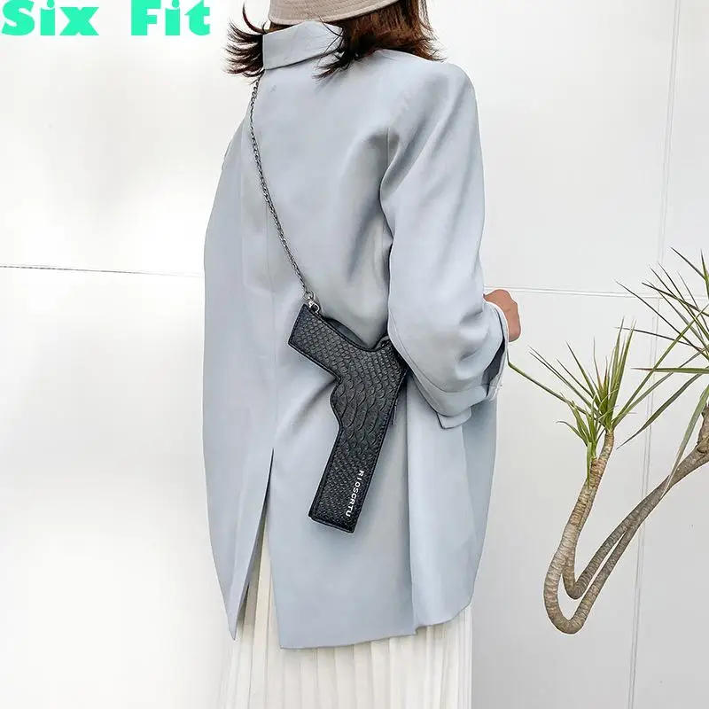 2020 новые 3d сумки через плечо в форме пистолета женские милые с металлическими