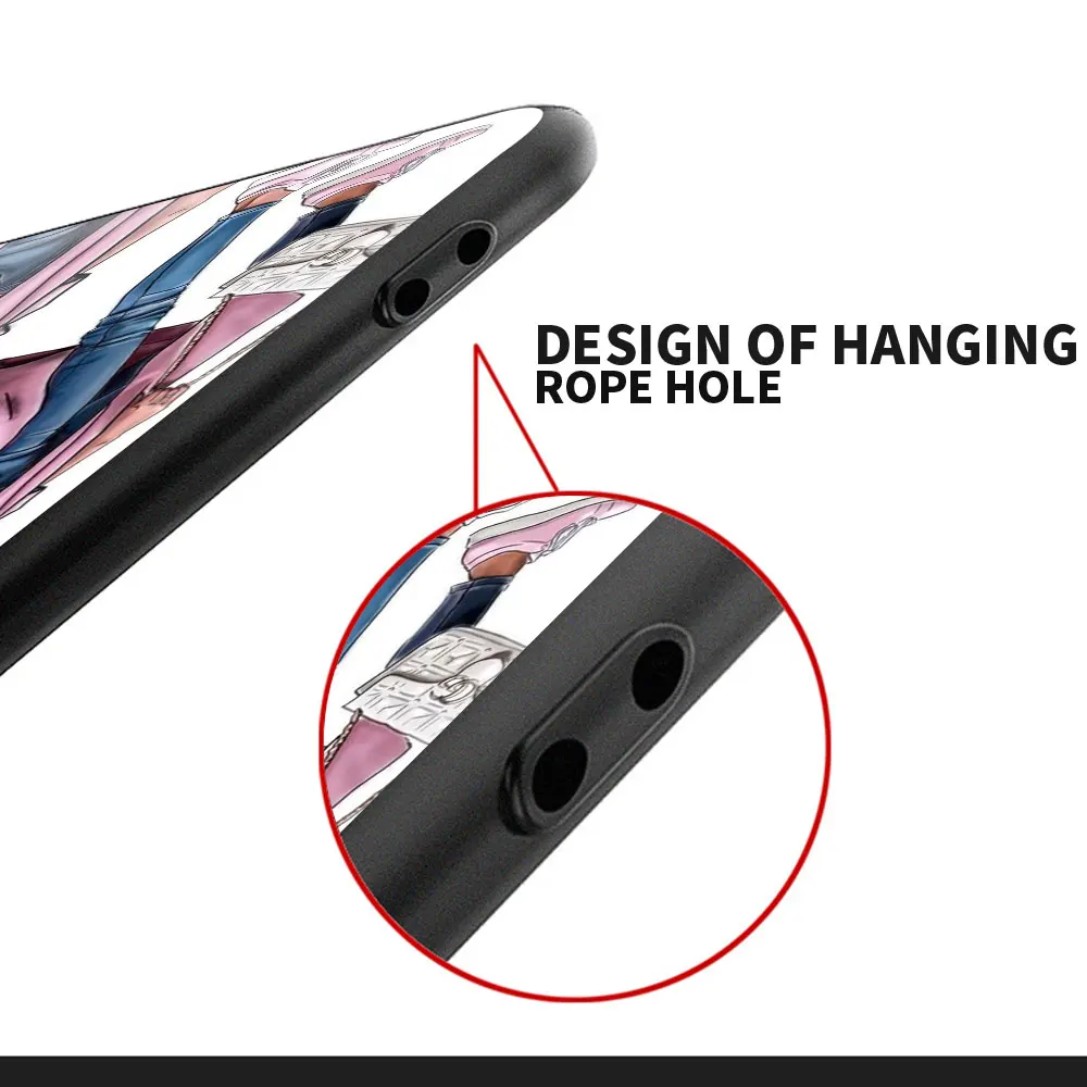 

Black Brown Hair Baby Mom Girl Sup Dad Cellphone Case For Redmi Note 10 pro max Shell for Redmi Note 9 8 pro 7 9s 9T 8T Coque