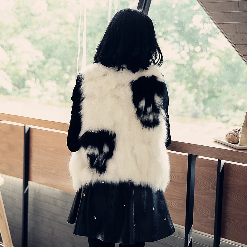 Горячая 2020 Для женщин зимний жилет из искусственного меха без рукавов пальто