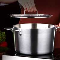 304 stainless steel soup pot three layer composite steel pot small milk pot baby food supplement pot home kitchen supplies