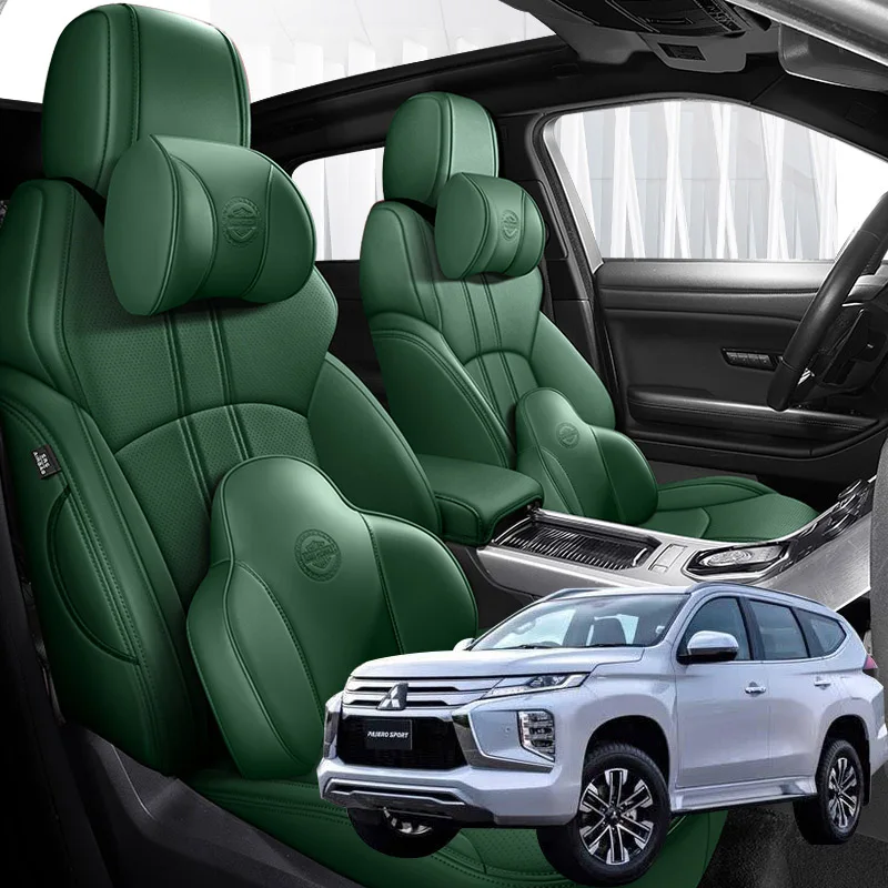 

Nappa Leather 5 seats Car seat covers For Mitsubishi Pajero 2005 2006 20007 2008 2009 2010 2011 2012 2013 2014 2015 accessories