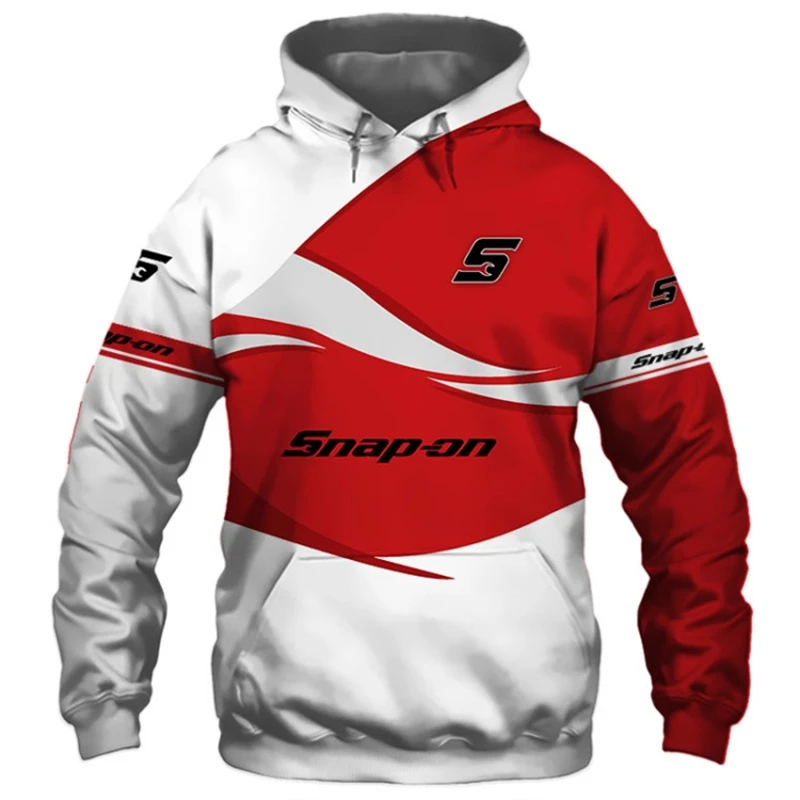 

SNAPON Men's Clothing Men's Sweatshirt 3D Printing Hoodie Zip Jacket High Quality Sportswear Top Harajuku Street Clothing