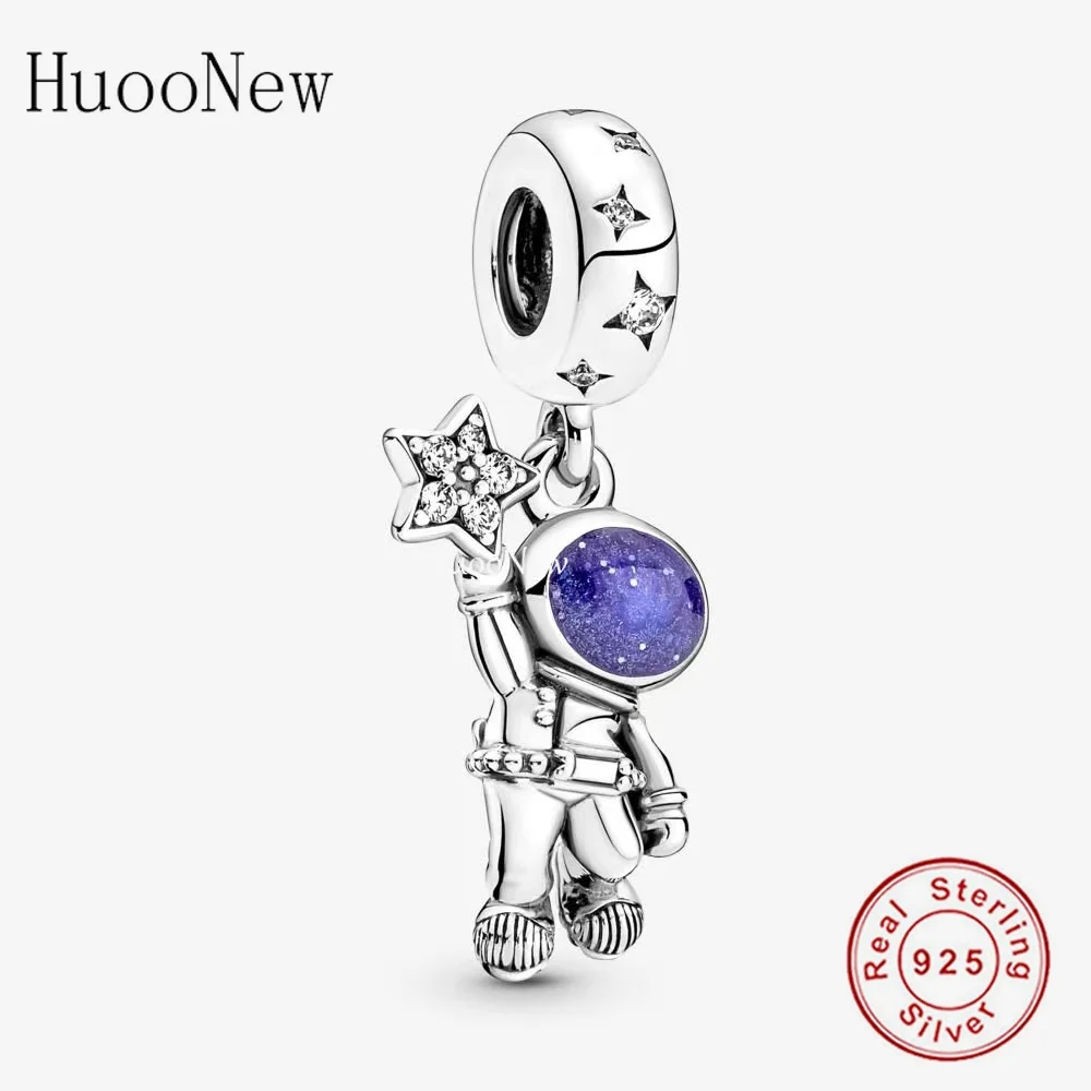 

Женский браслет из серебра 925 пробы, с подвеской-звездой