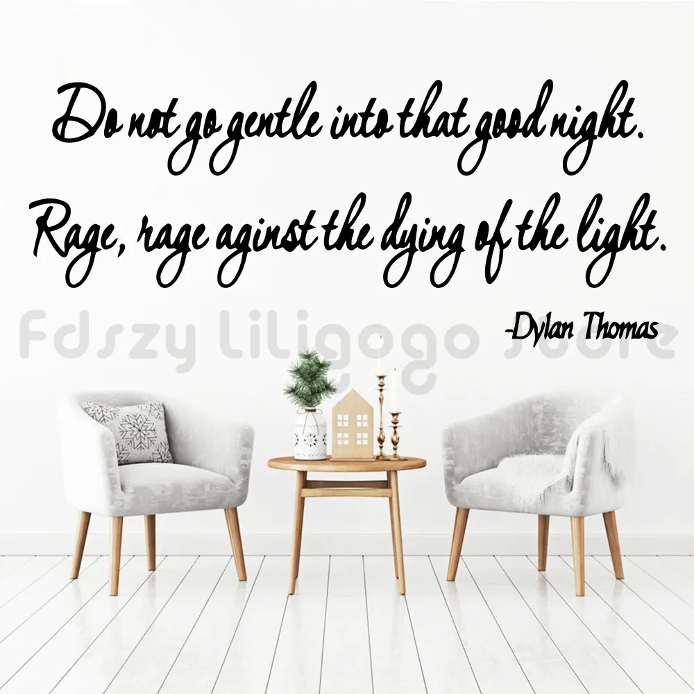 Прямая поставка картинка Дилана Томаса настенная художественная наклейка