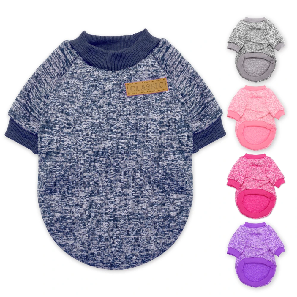 Зимняя одежда для собак и кошек маленьких чихуахуа свитер костюм пальто котят