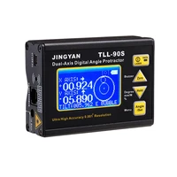 jingyan digital angle protractor dual axis high accuracy 0 005 high resolution 0 001 mono color lcd with backlight