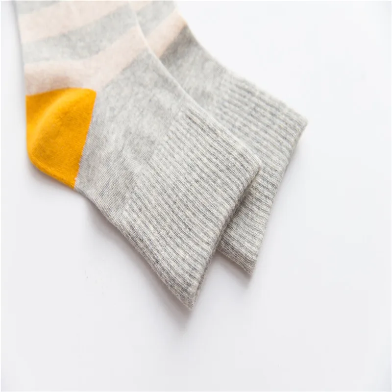 5 пар/упак. новые полосатые простые дышащие тонкие модные бизнес женские удобные